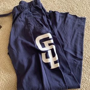 PINK lounge pants, Baseball SD Padres
